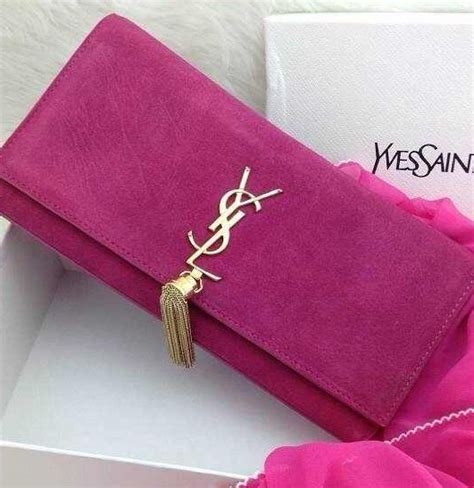 ysl hot pink bag|ysl pink clutch.